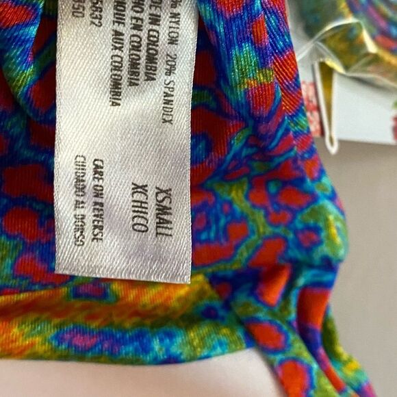 Luli Fama You Sexy Thing Twist Bandeau Bikini Top nwt - Picture 7 of 9